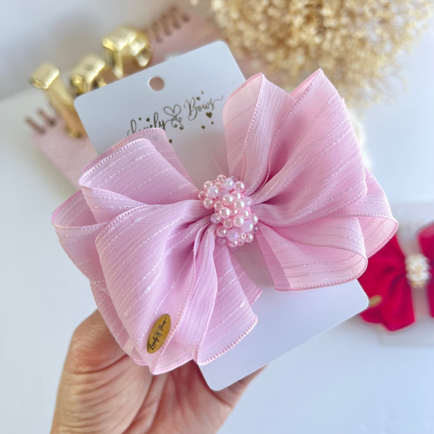 Bow Claire organza