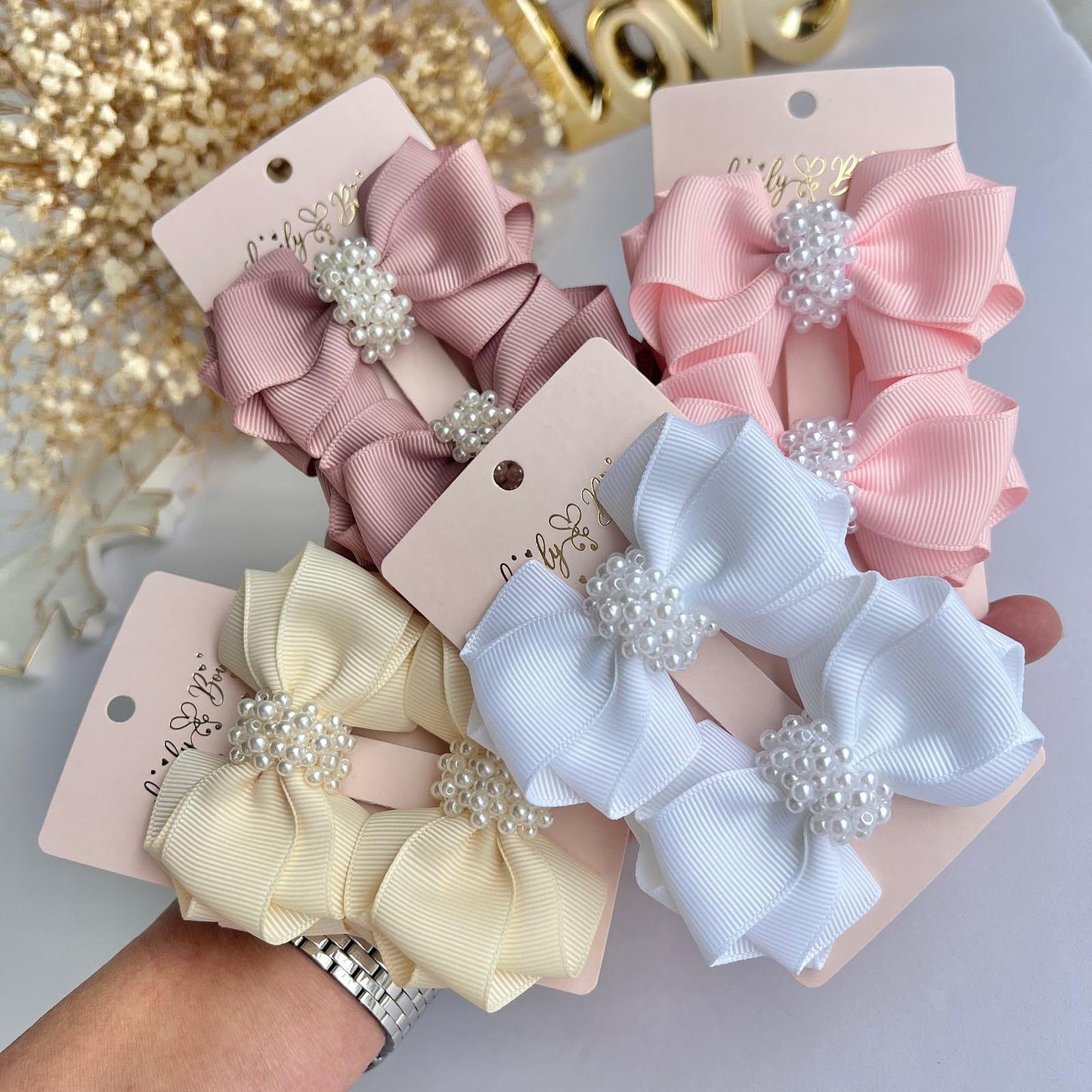 Pair Claire pearl