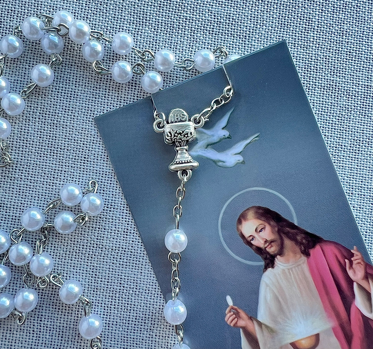 First holy communion rosary