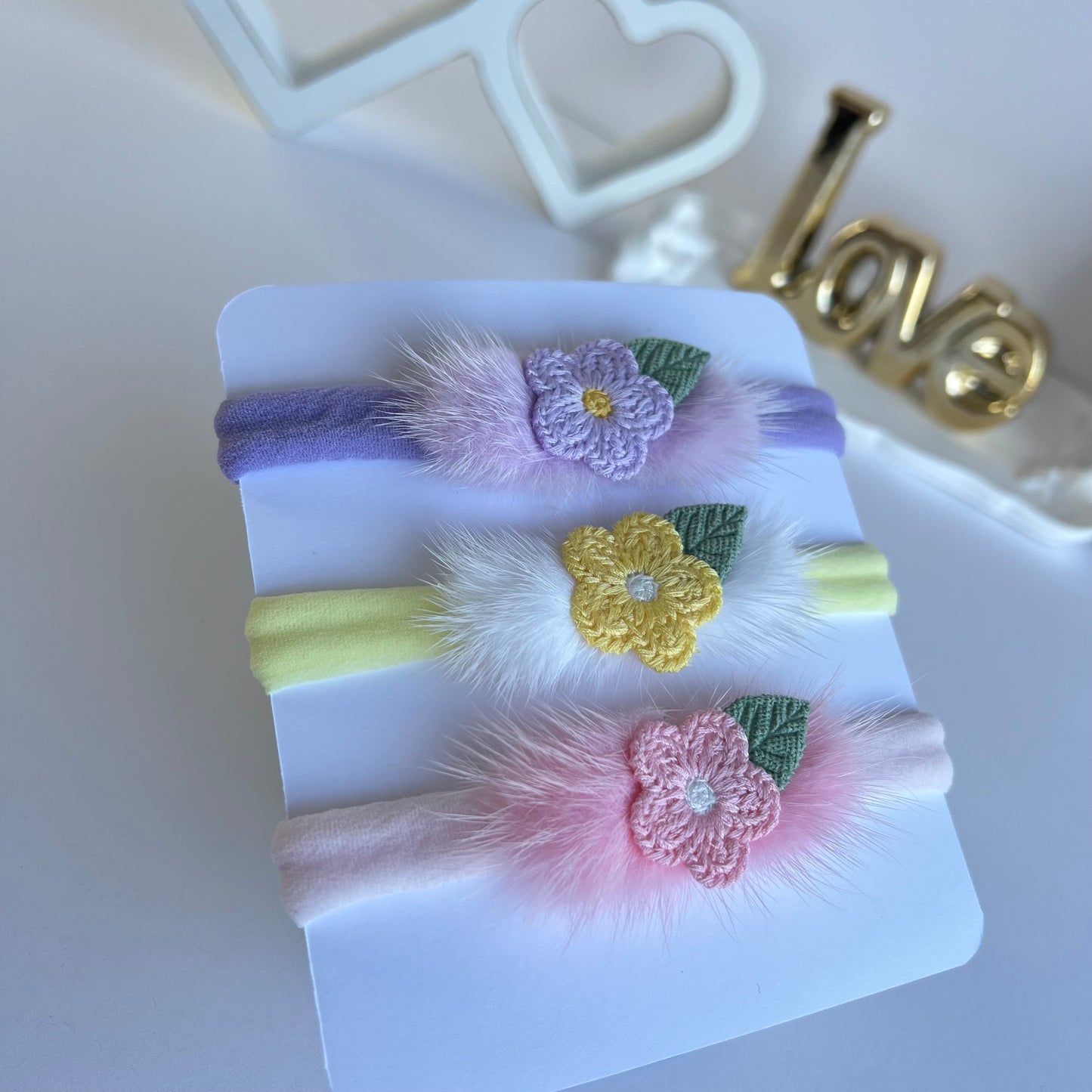 Flowers baby headbands