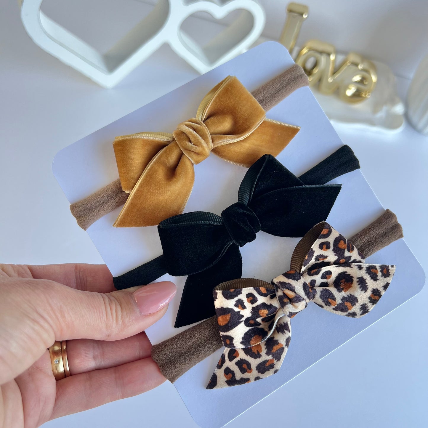Velvet headbands