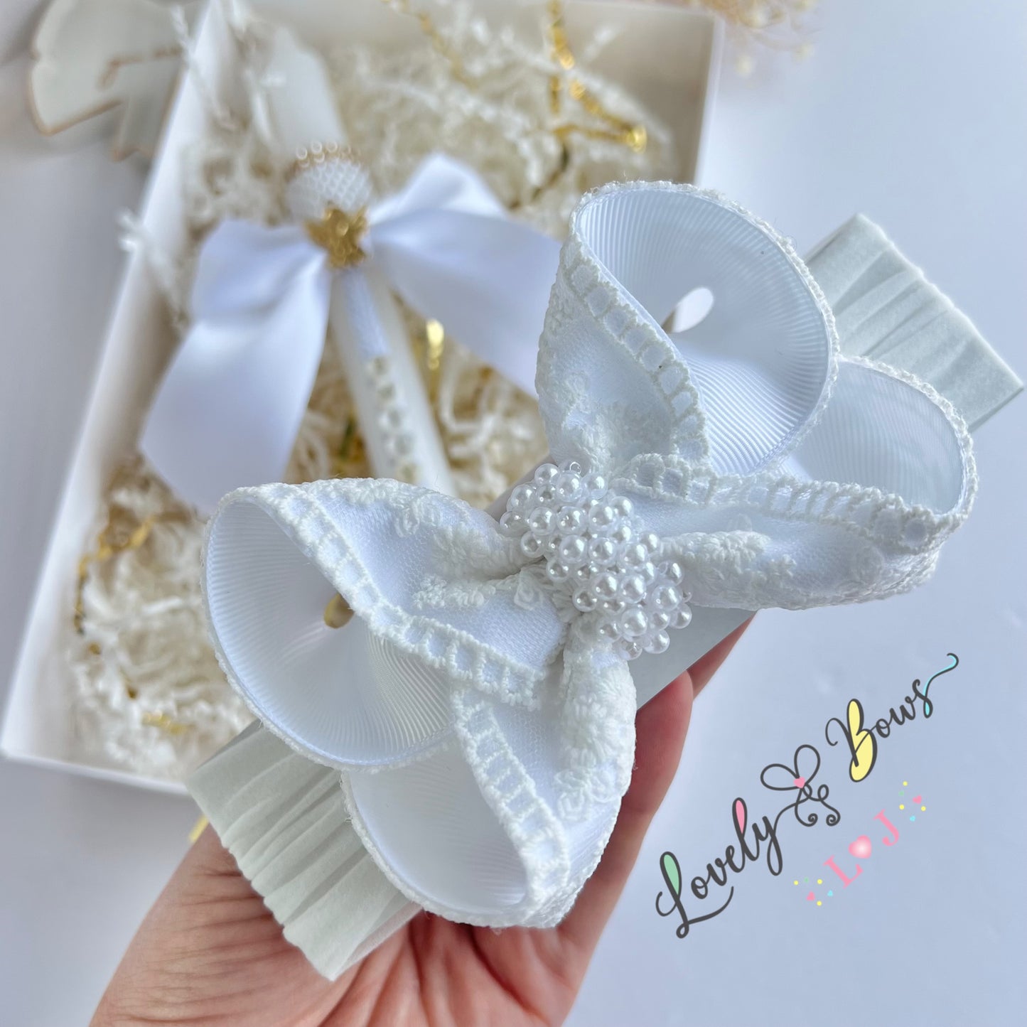 Baby headbands baptism