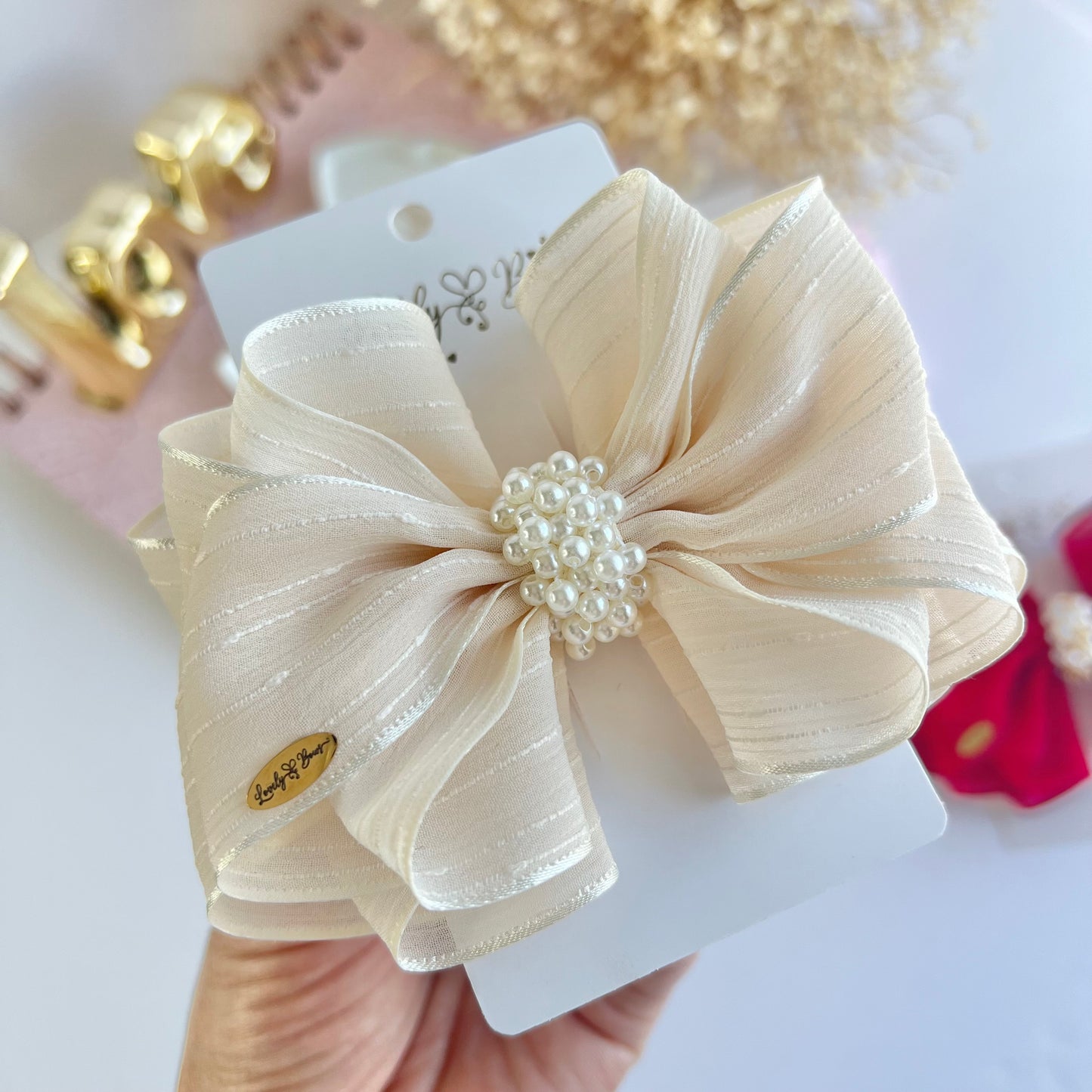 Bow Claire organza