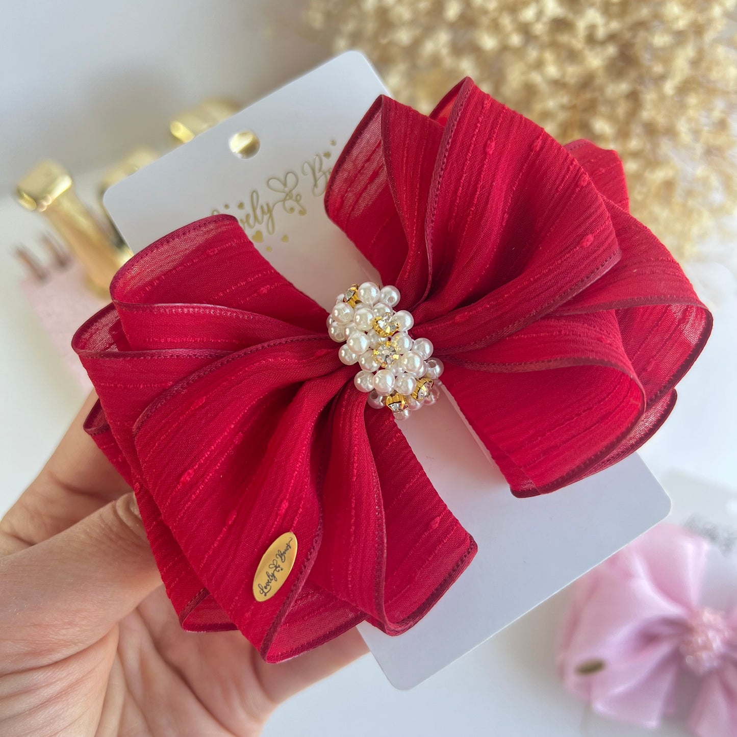 Bow Claire organza