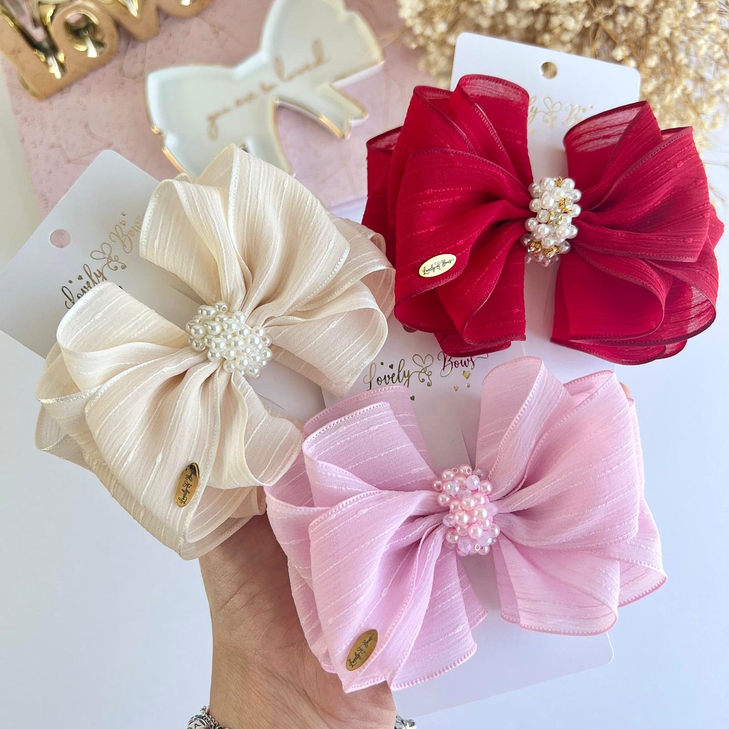 Bow Claire organza