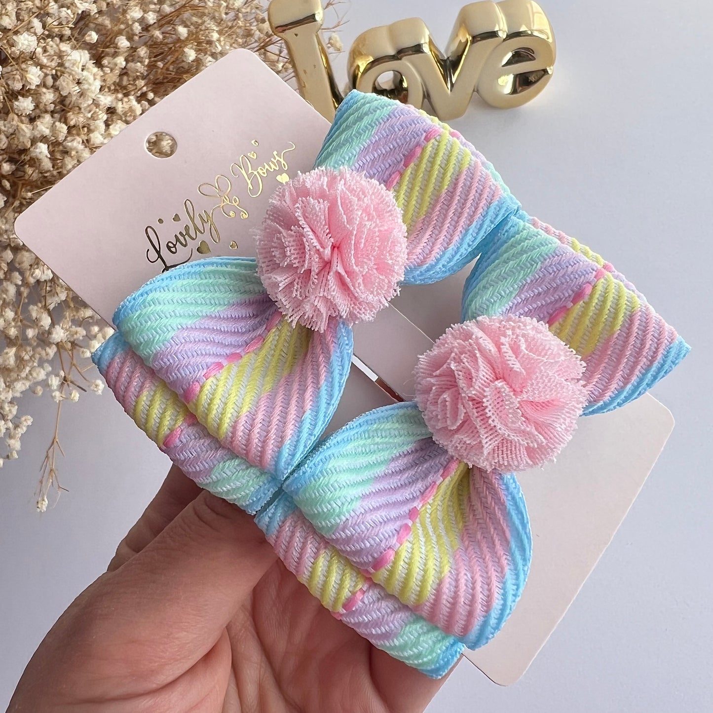 Pair Pompom candy