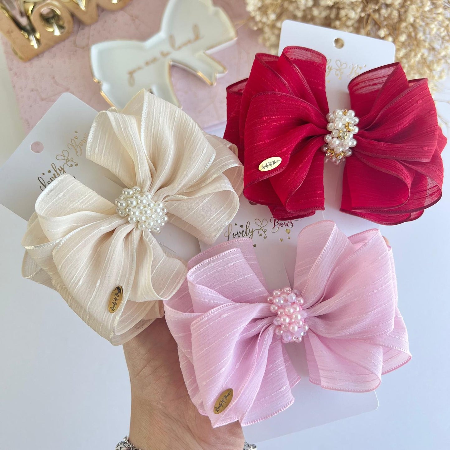 Bow Claire organza