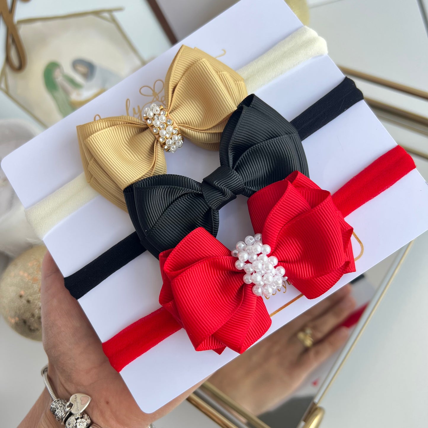 Set baby headbands