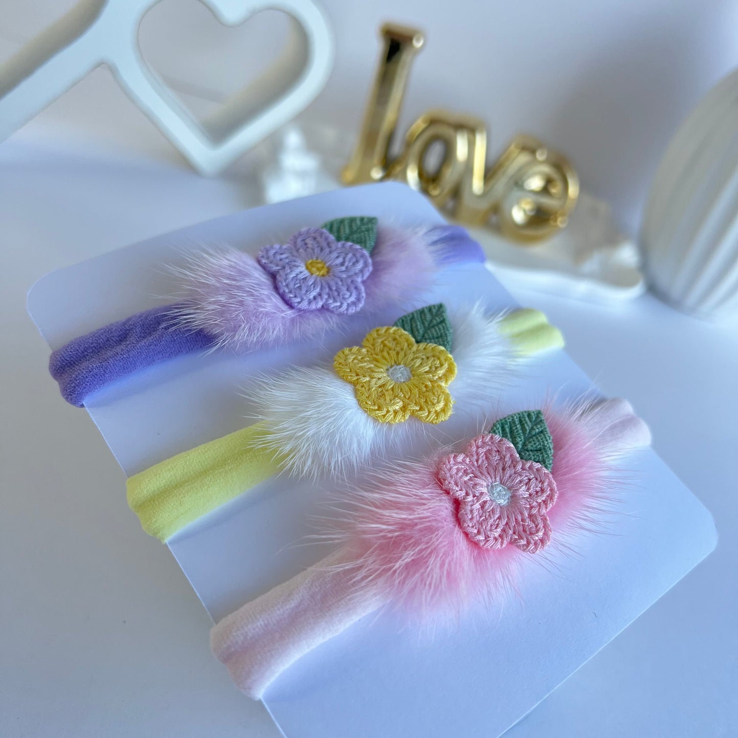 Flowers baby headbands