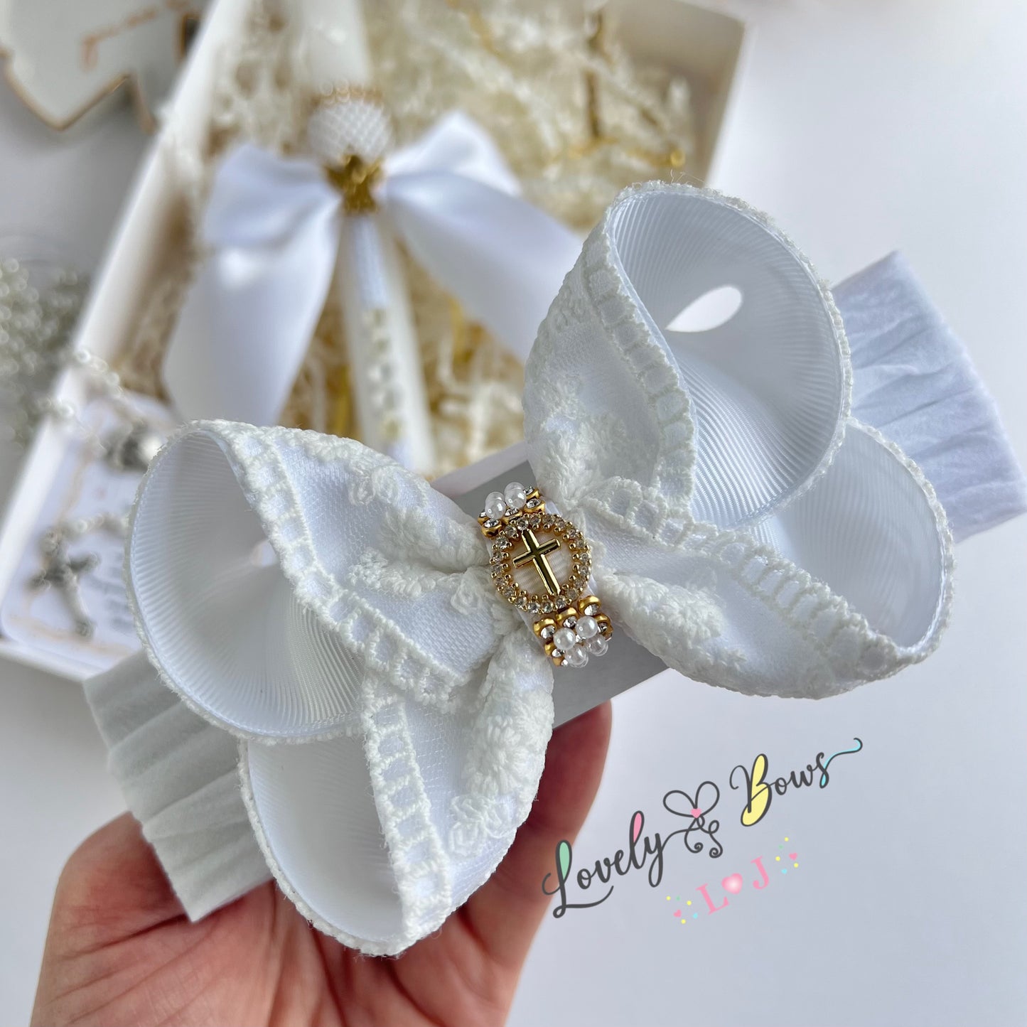 Baby headbands baptism
