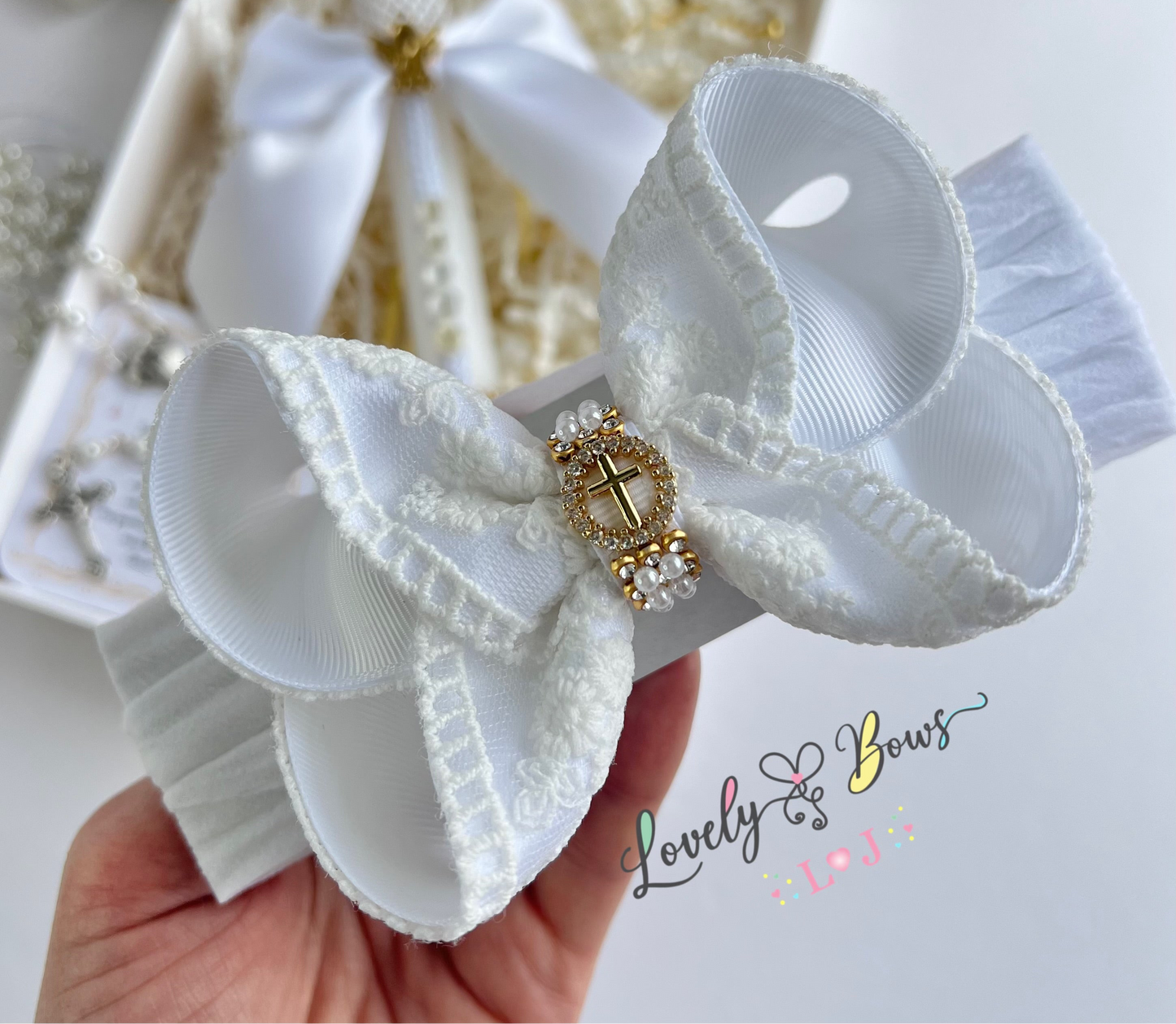 Baby headbands baptism