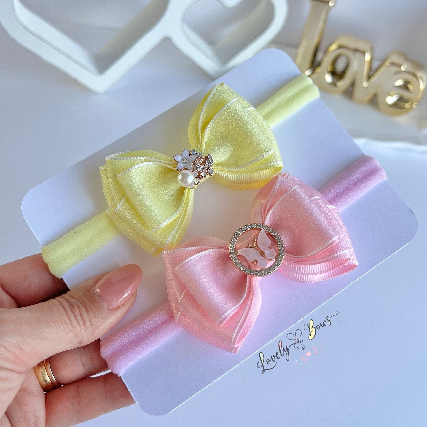 Set baby headbands