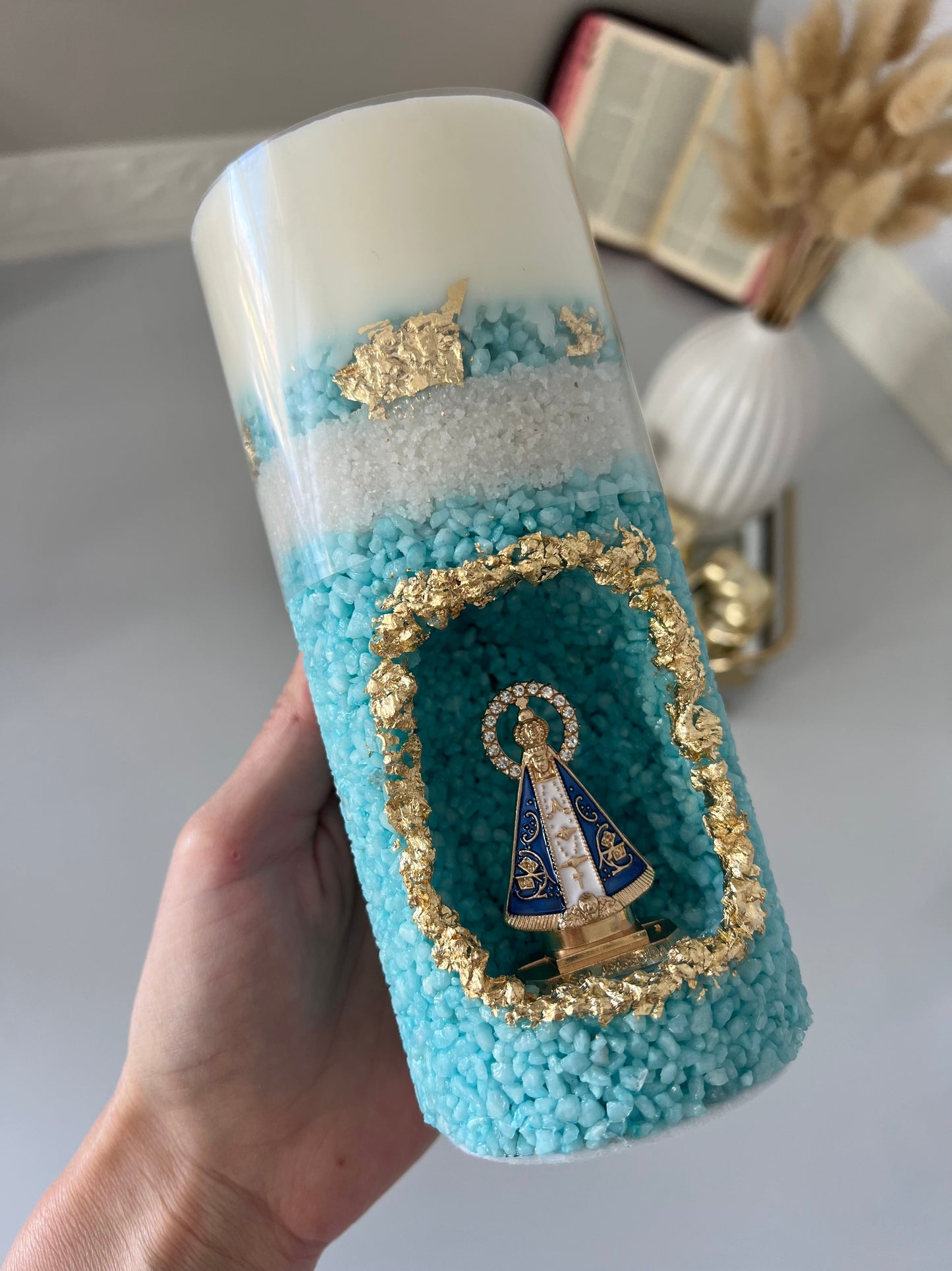 Vela gruta azul
