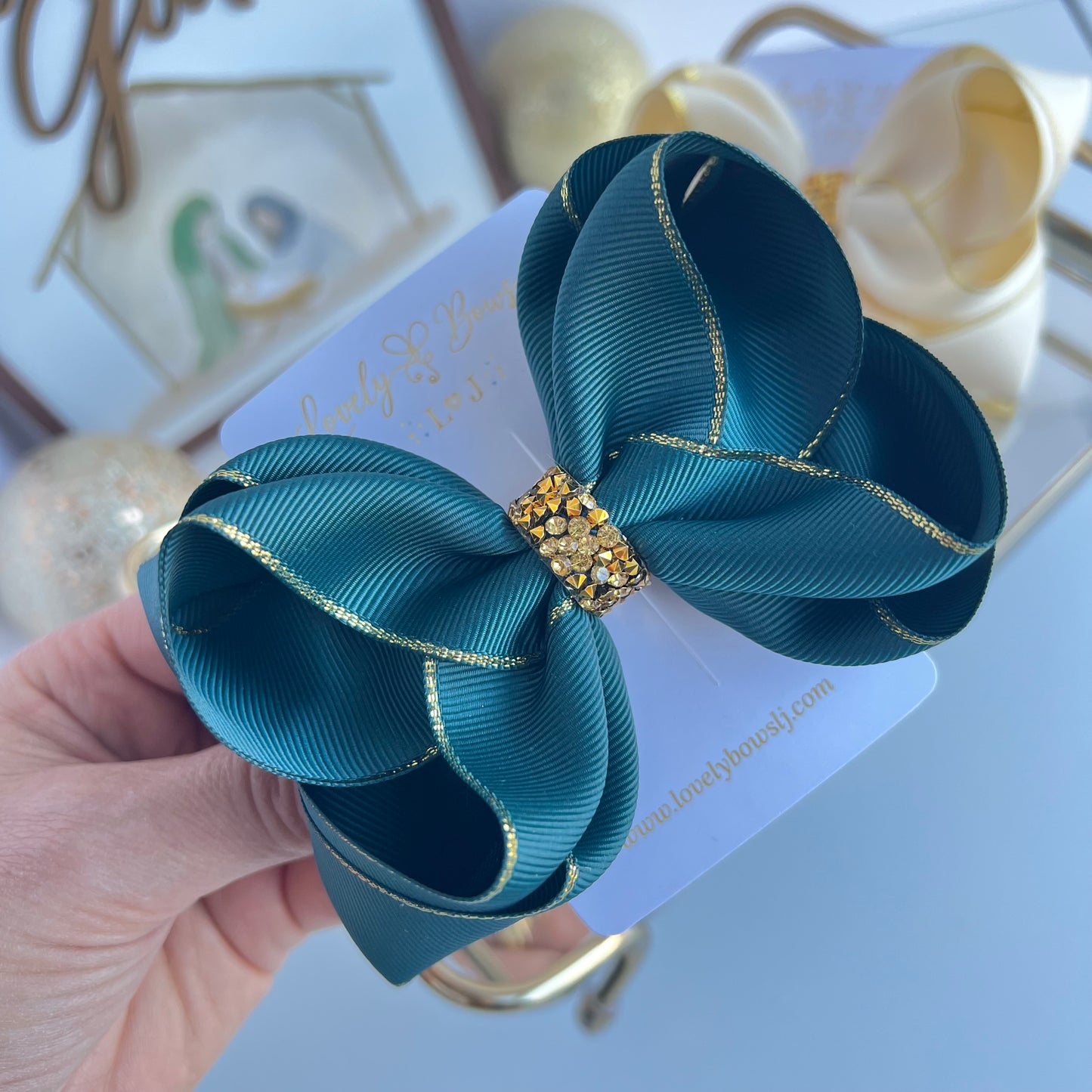 Shine hair bows