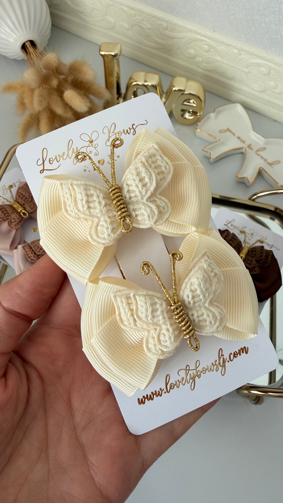 Autumn pigtails butterfly