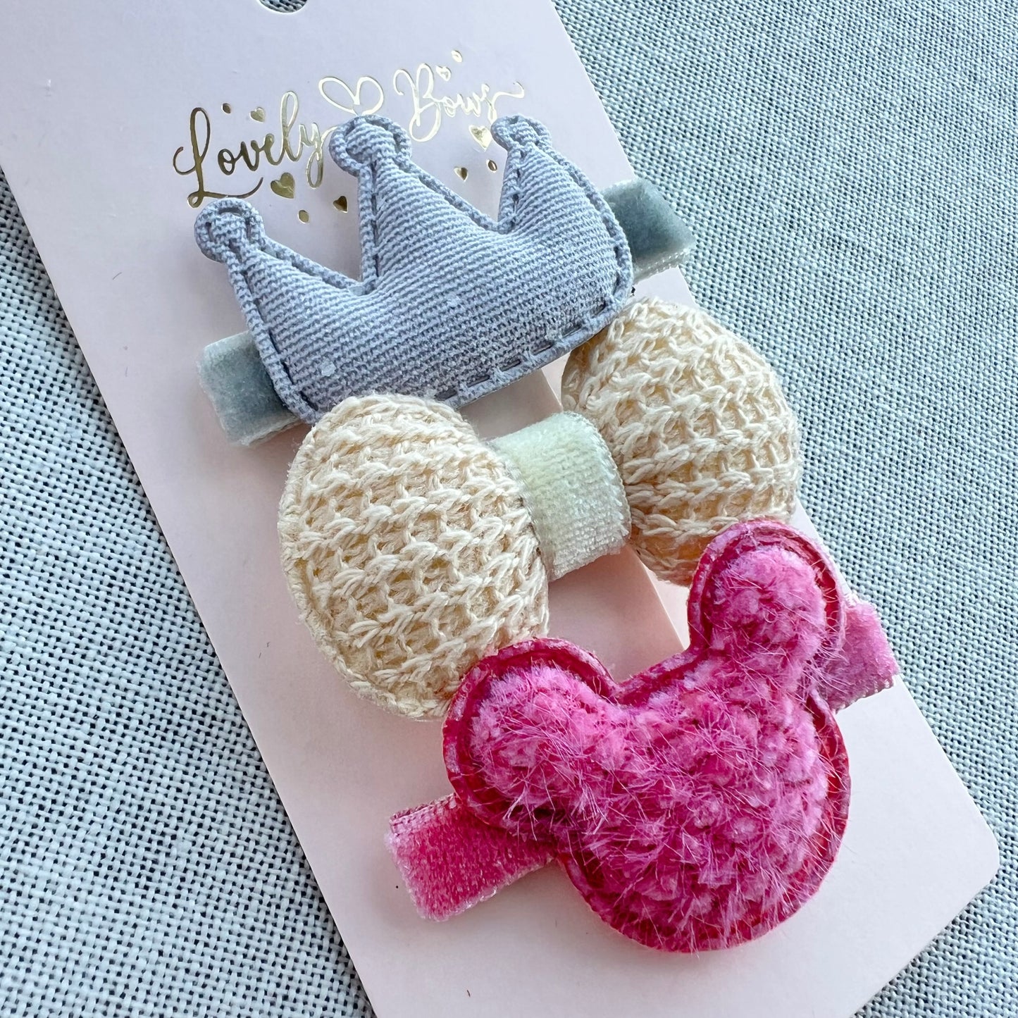 Set hair clip baby