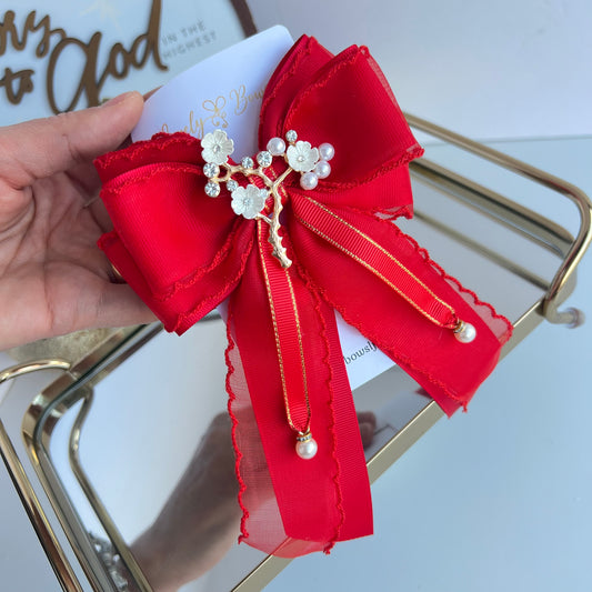 Holliday hair bows