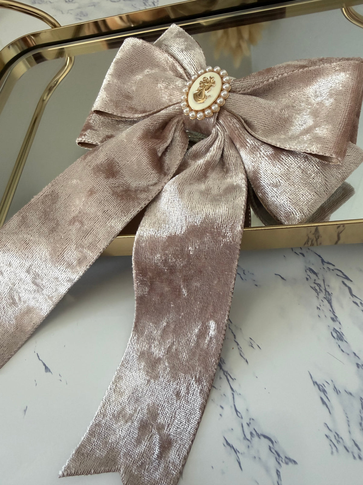 Velvet Paris hair bows