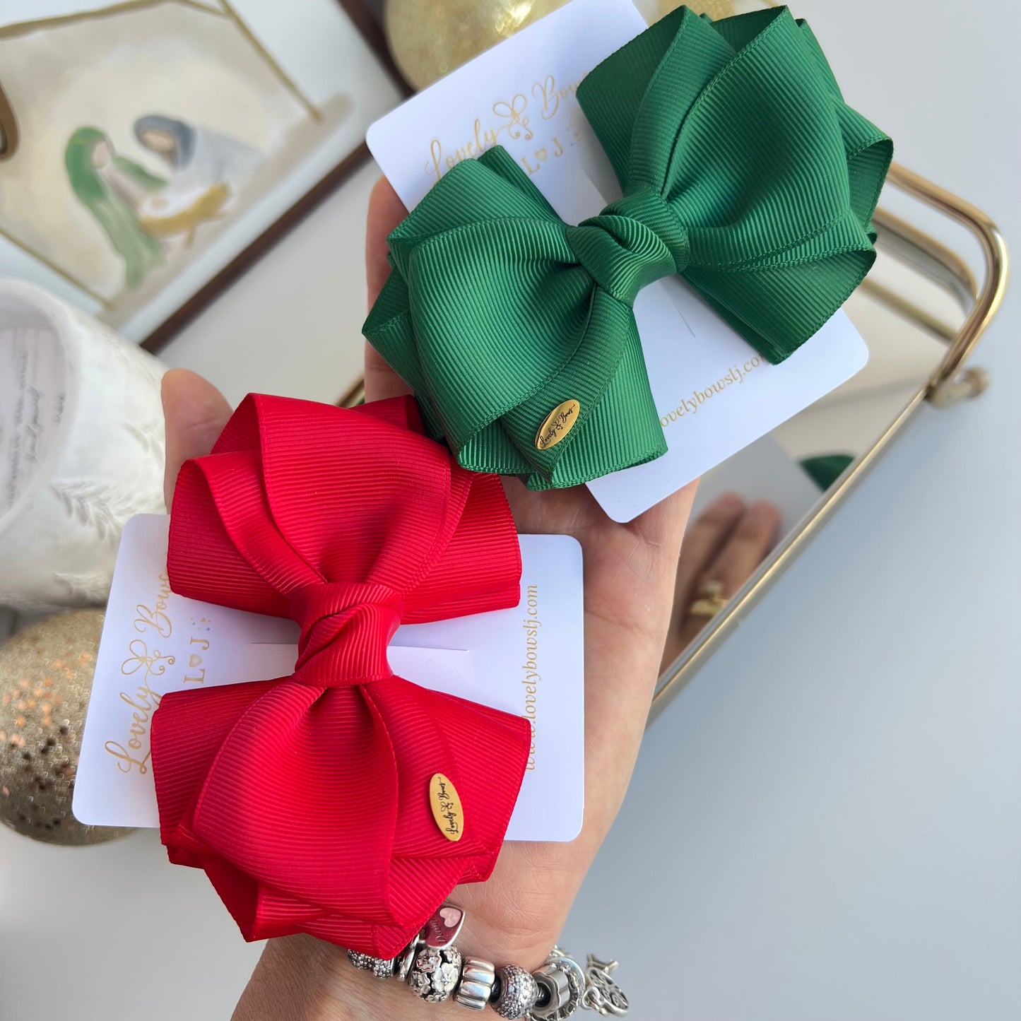Claire hair bows