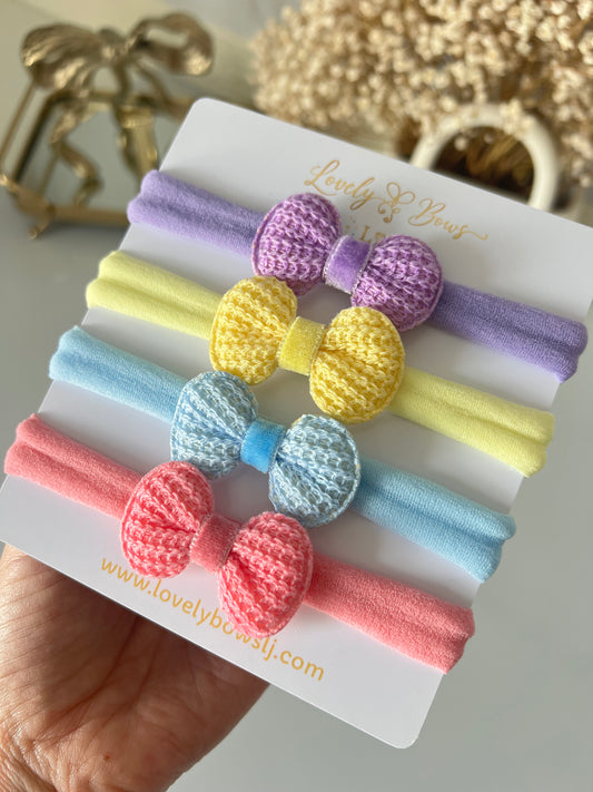 Set crochet headbands