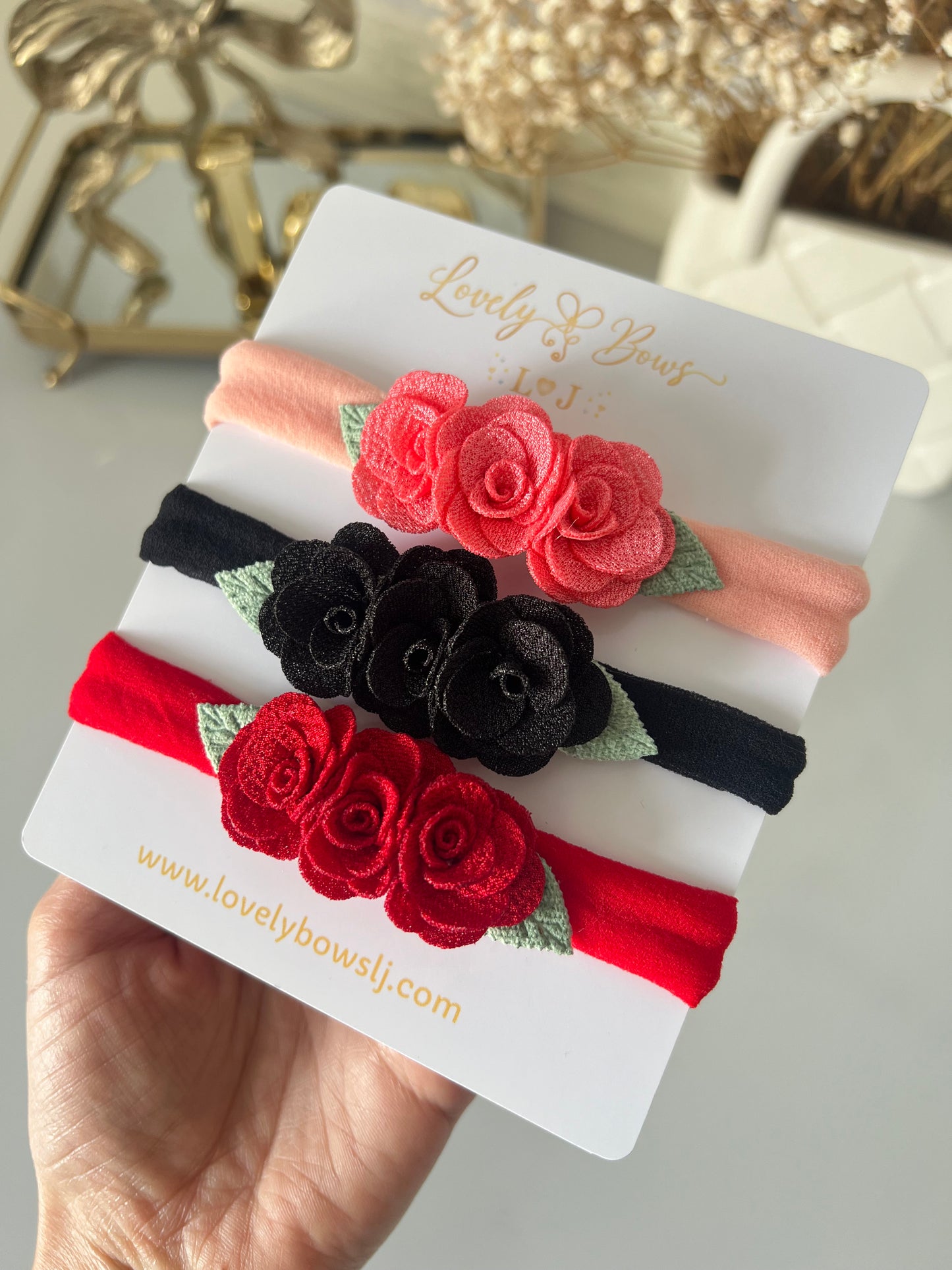 Set flower’s headbands