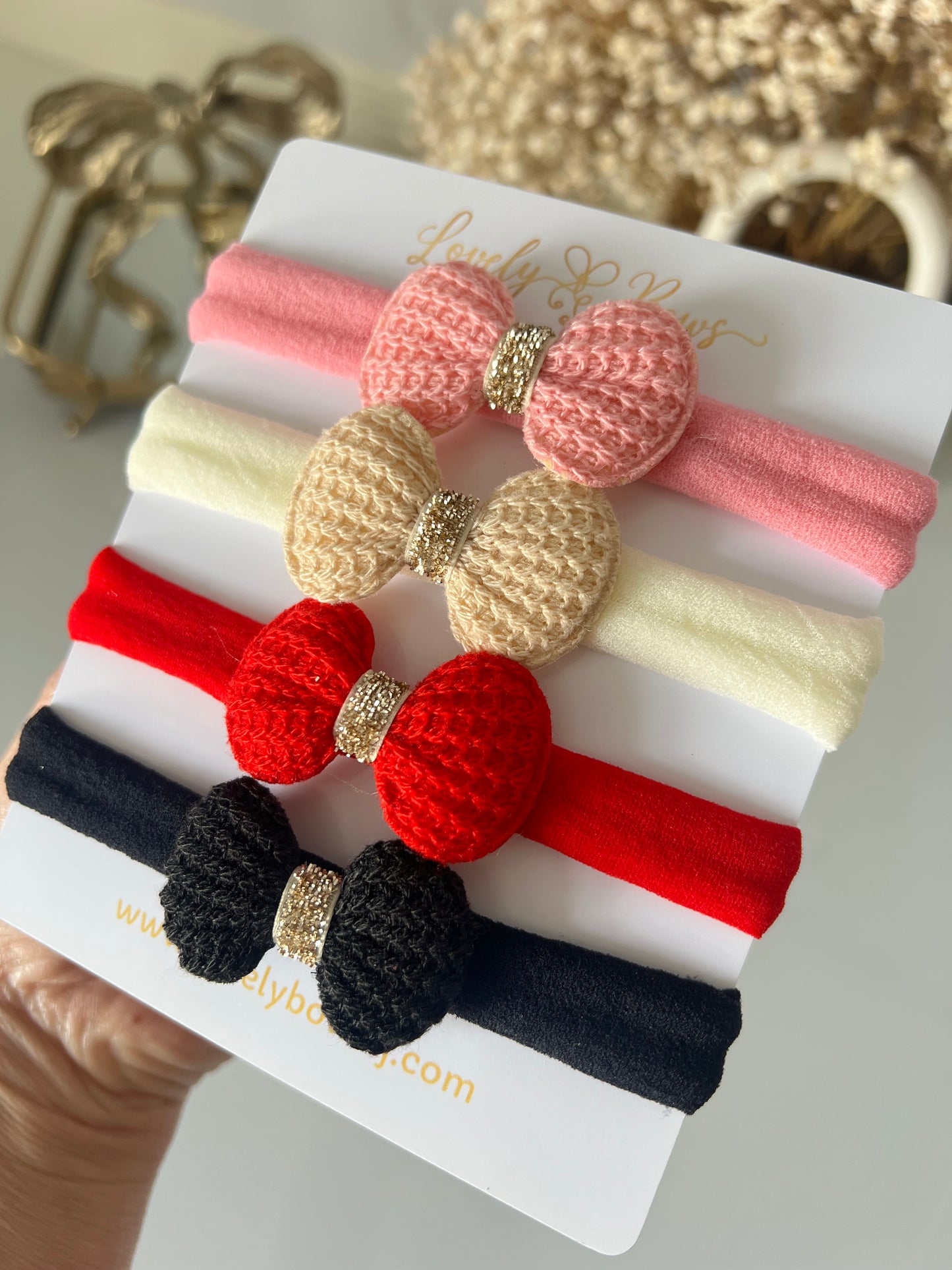 Set crochet headbands