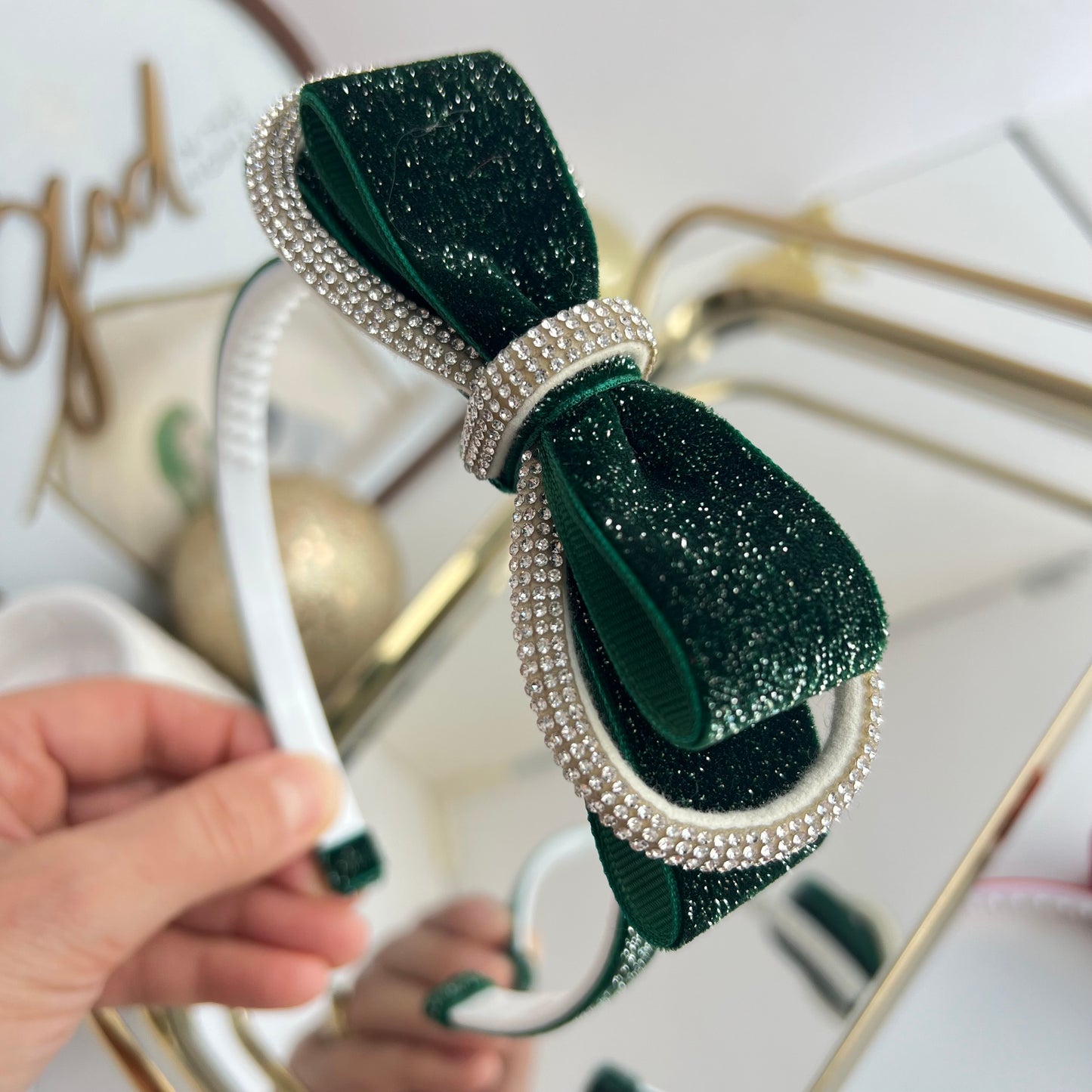 Shine tiara velvet