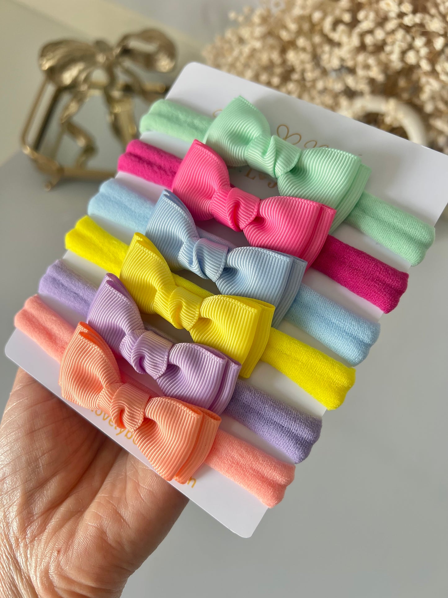 Set baby headbands