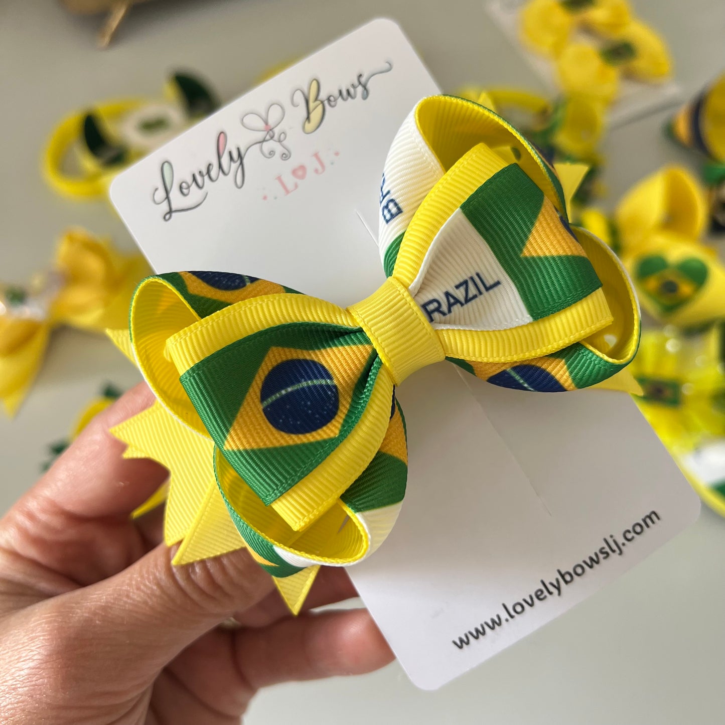 Brazil clip or headbands