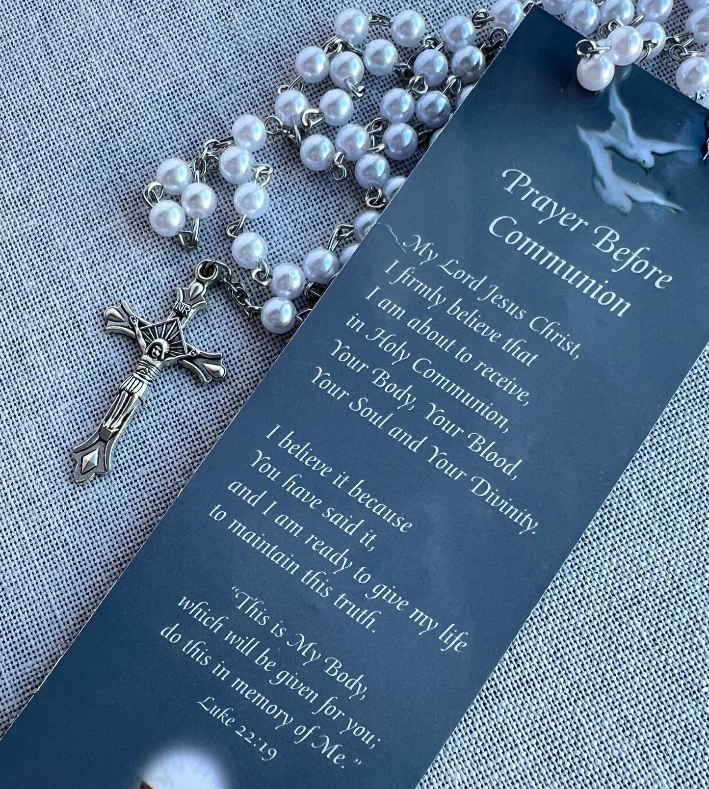 First holy communion rosary