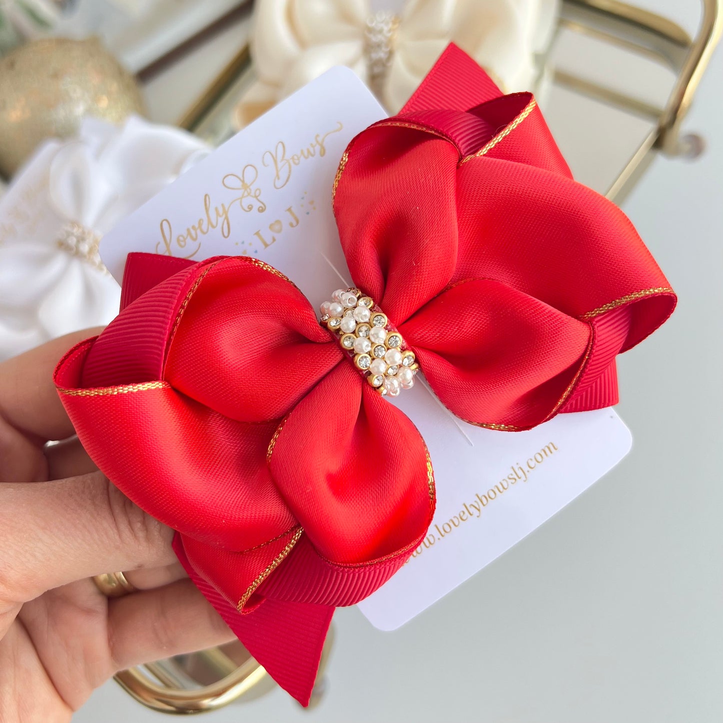 Sarum holiday hair bows