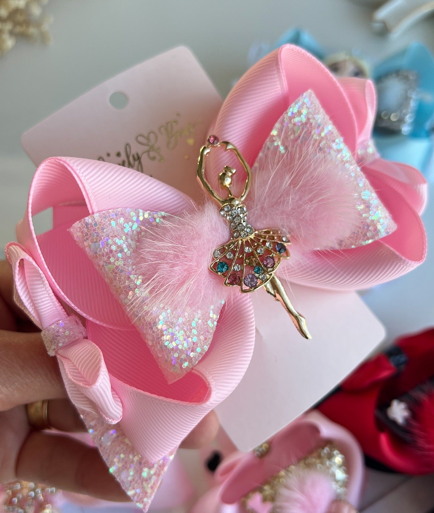 Ballet hair bows