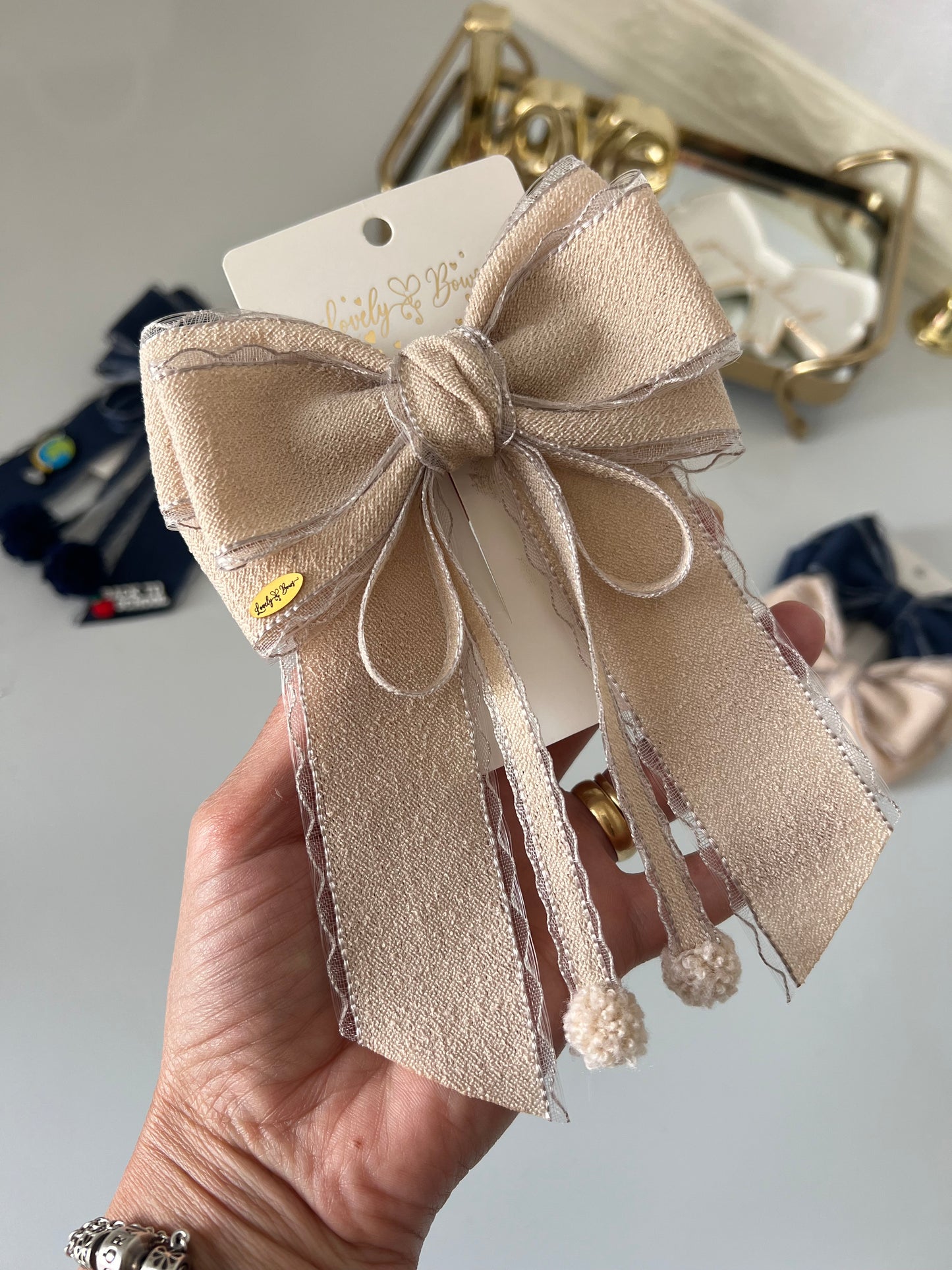 Hair bows school