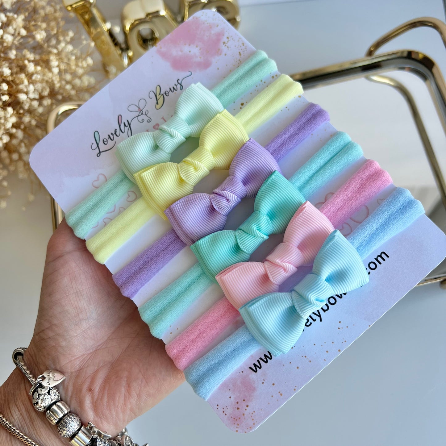 Set newborn headbands