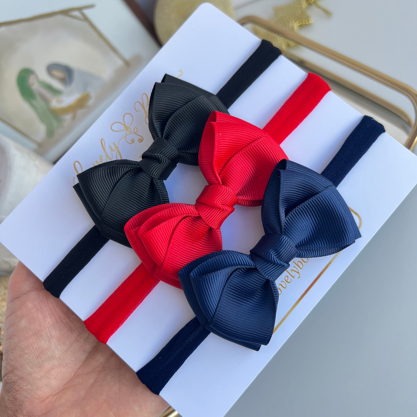 Set baby headbands
