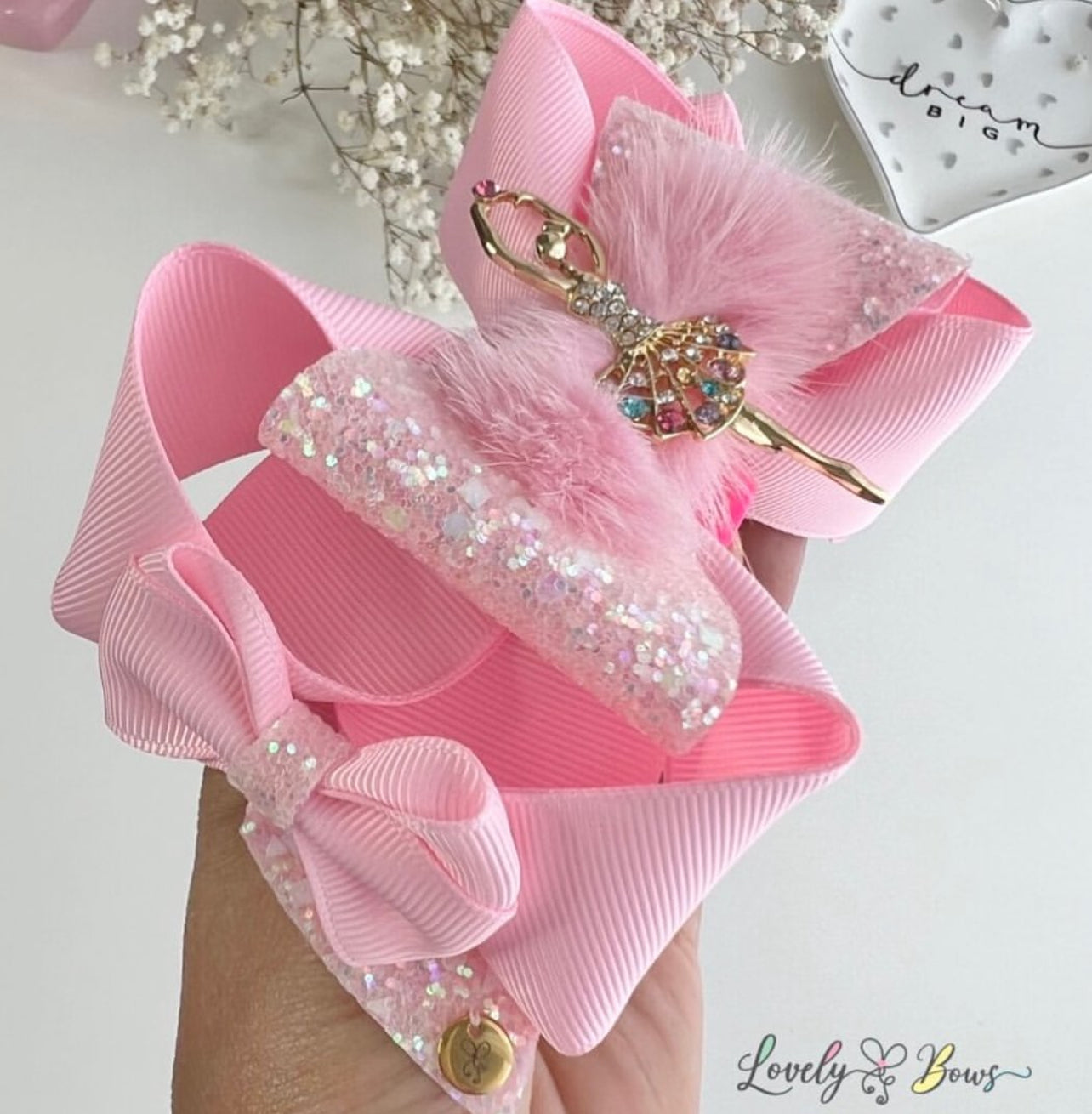 Ballet hair bows