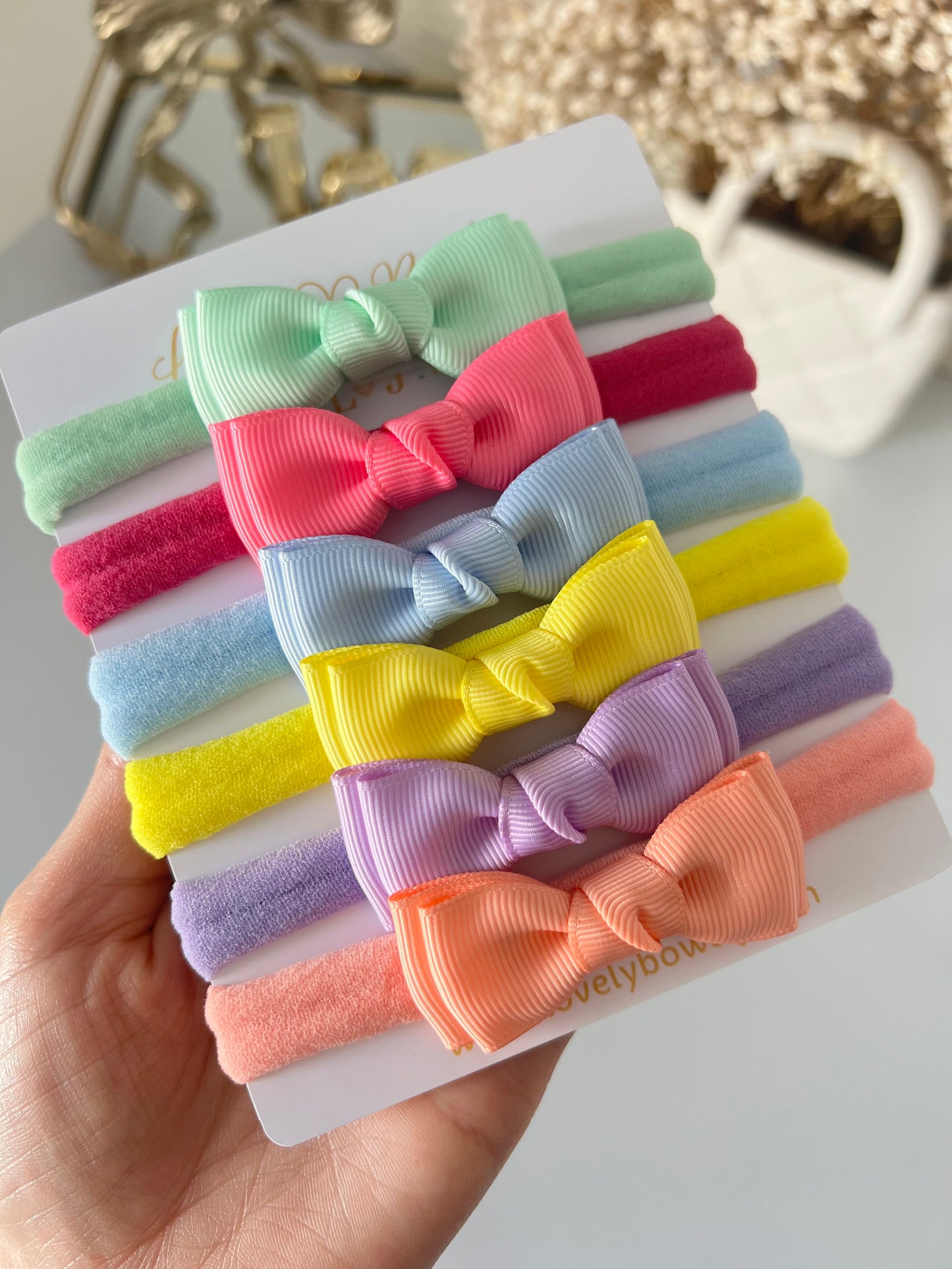 Set baby headbands