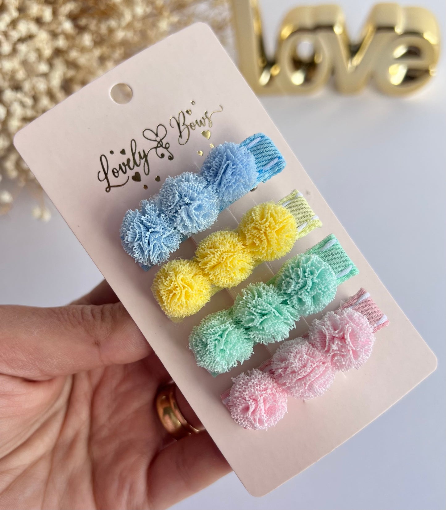 Set Pompom baby