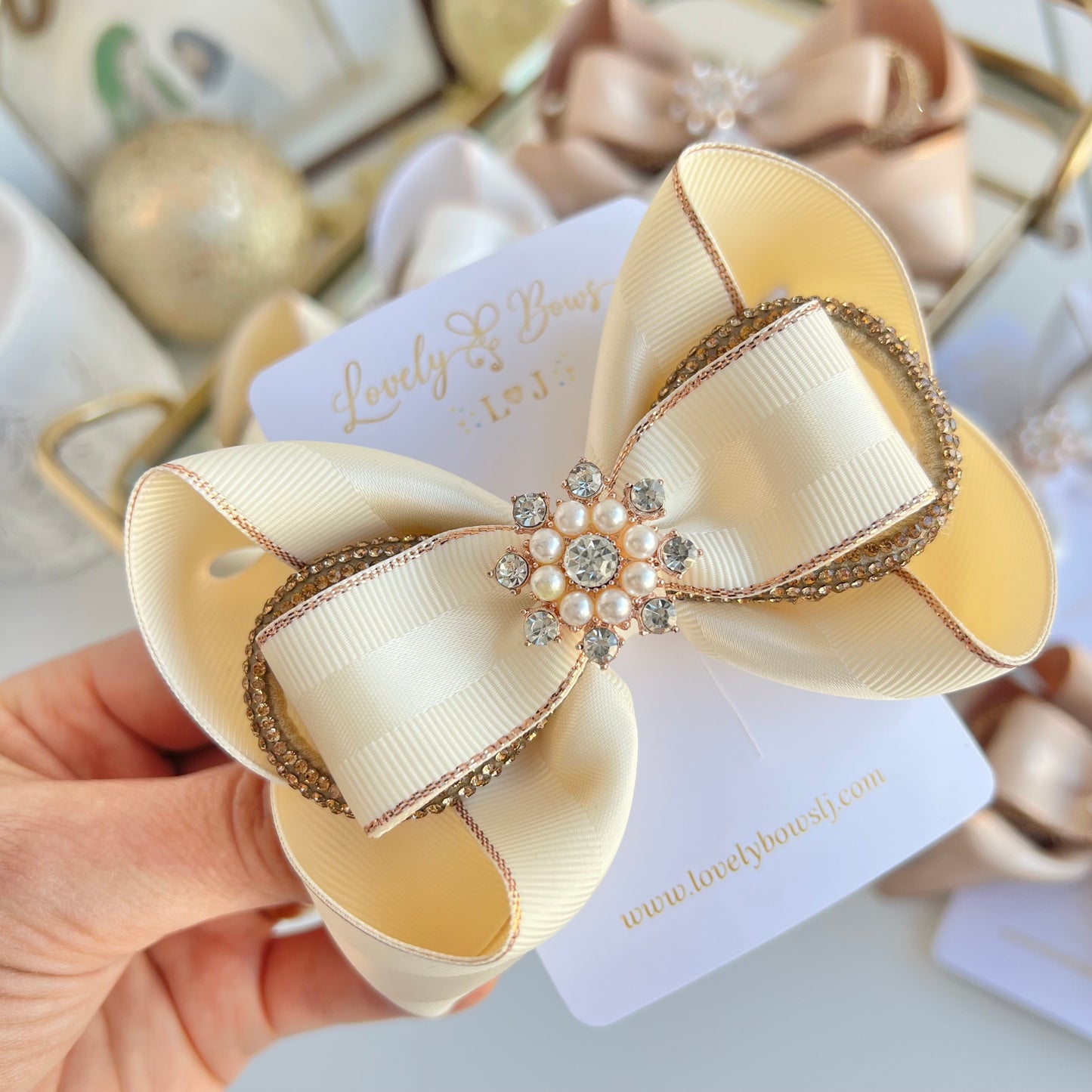 Especially hair bows