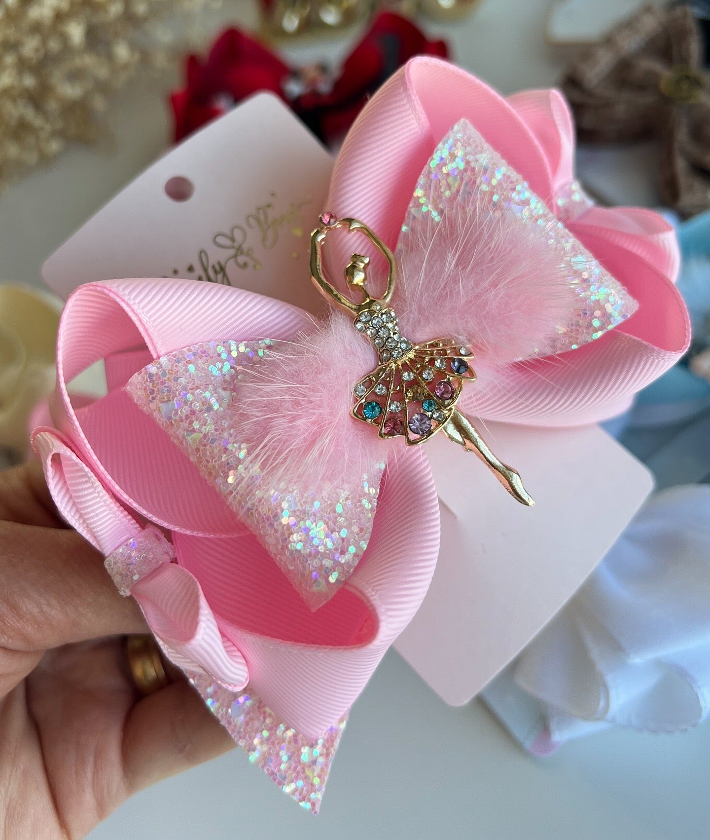 Ballet hair bows