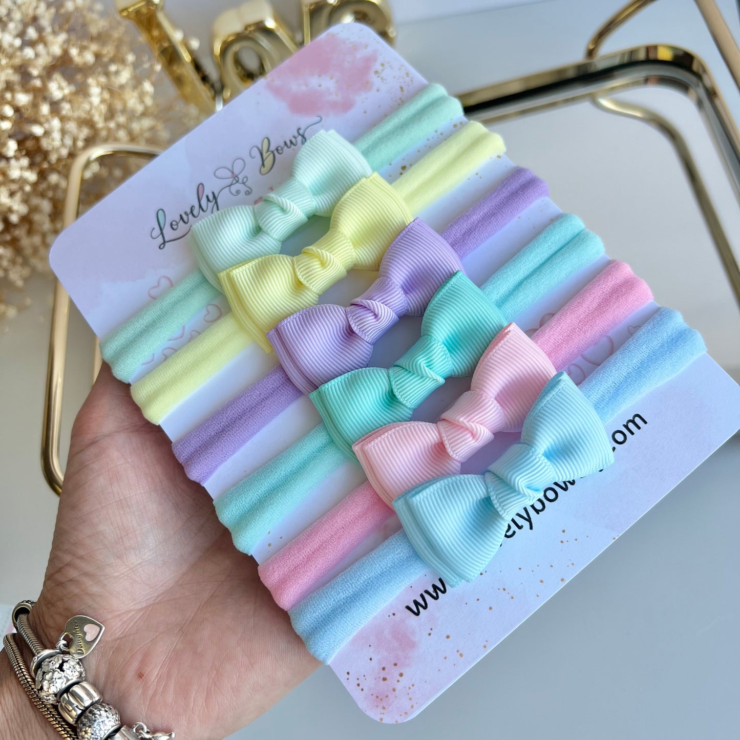 Set newborn headbands