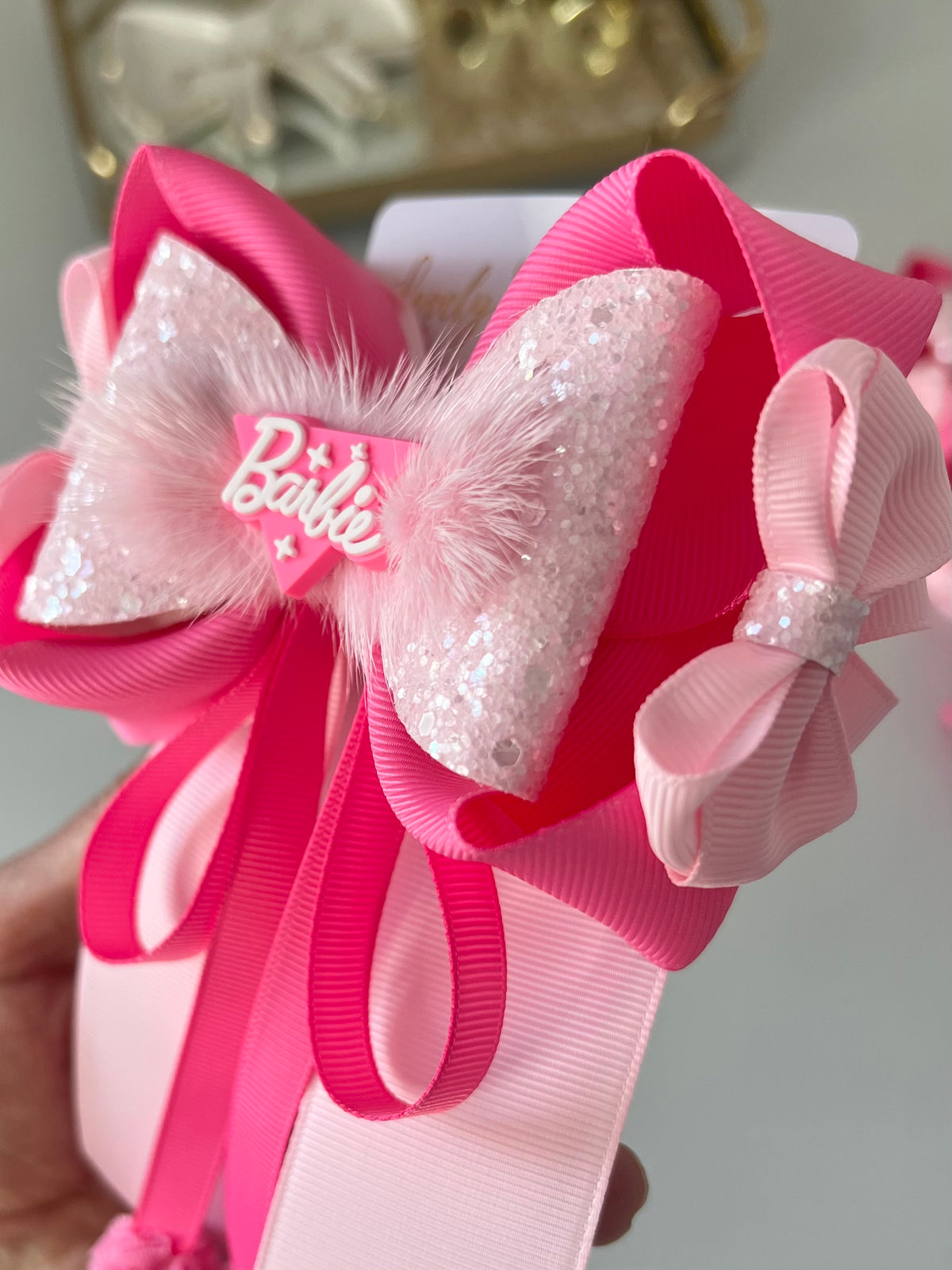 Barbie hair bows