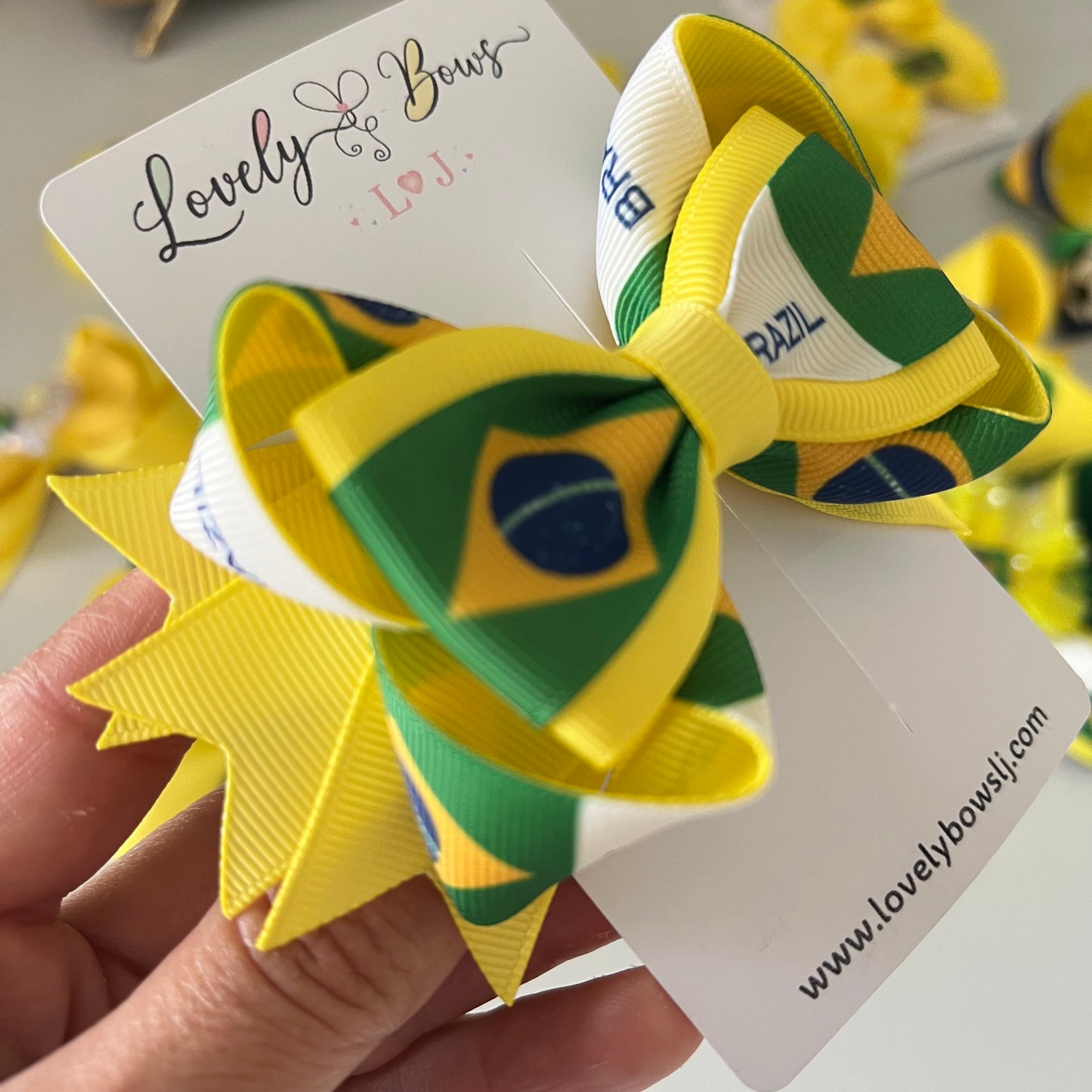 Brazil clip or headbands