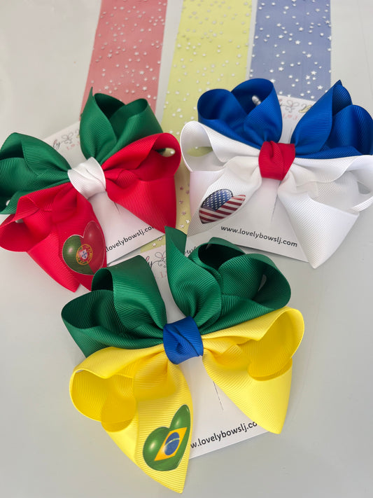 Hair bows World Cup