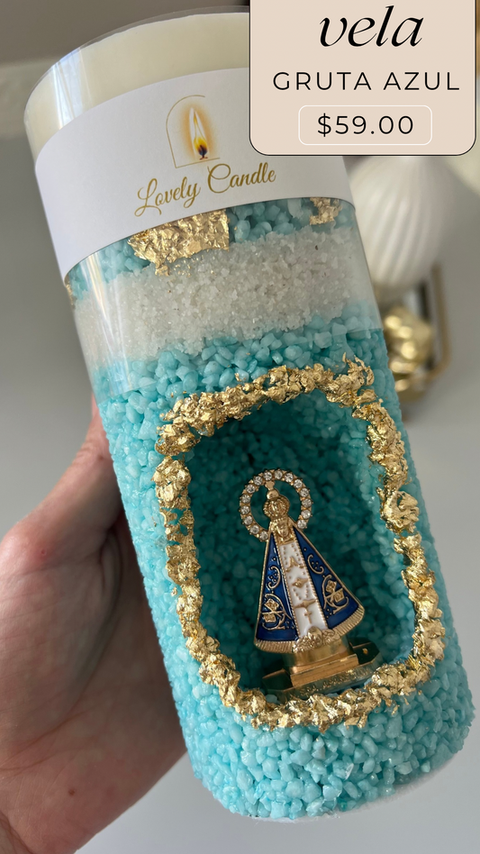 Vela gruta azul