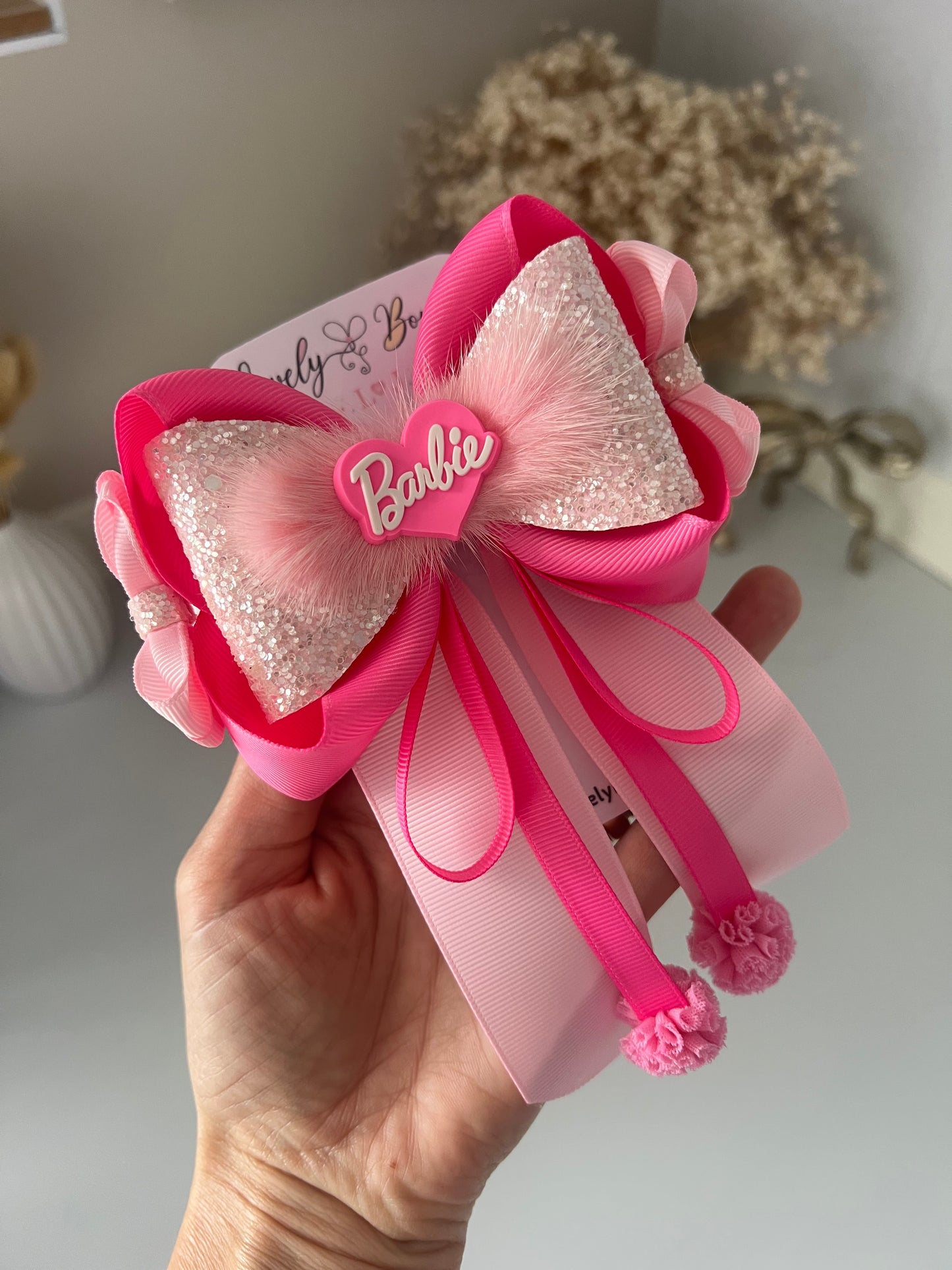 Barbie hair bows