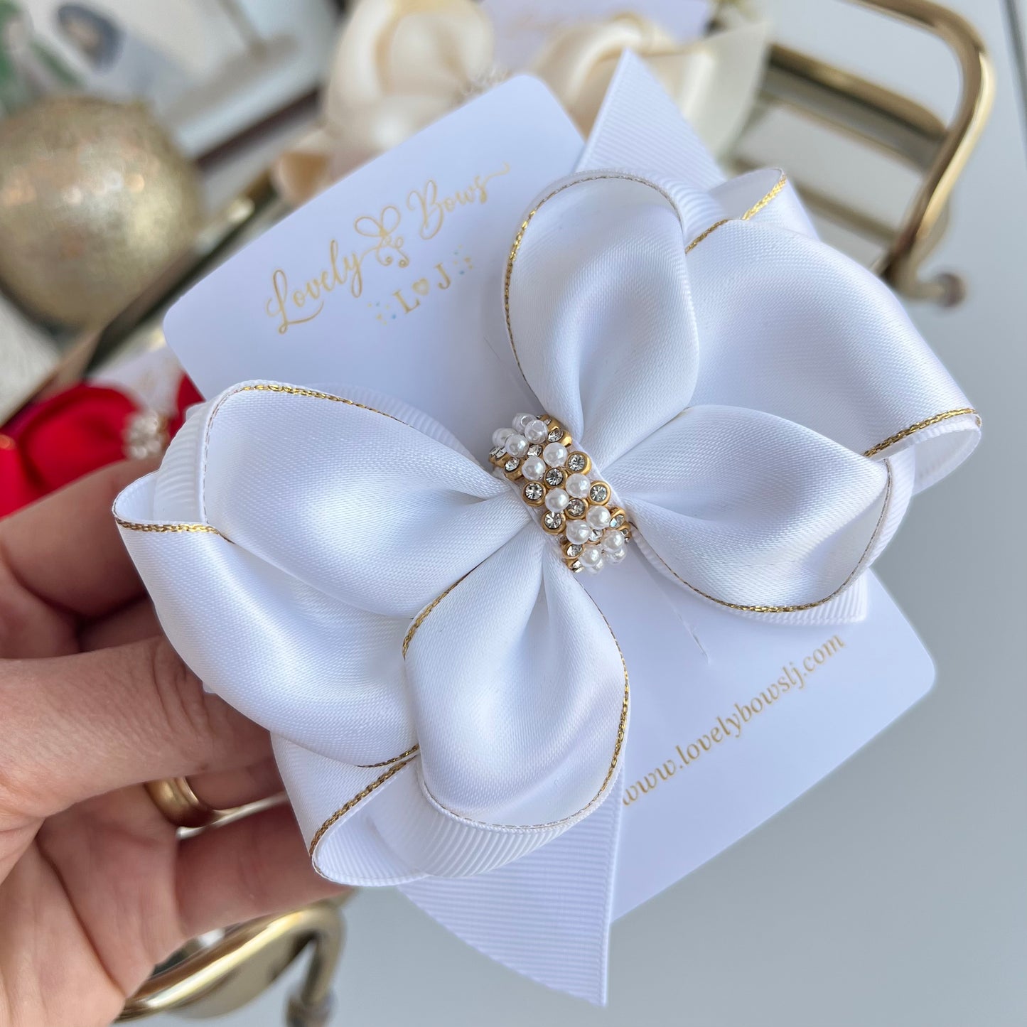 Sarum holiday hair bows