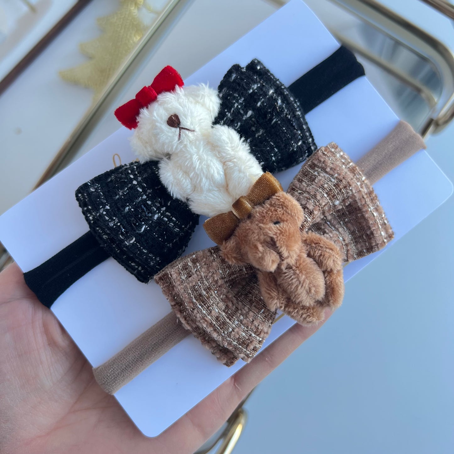 Little bear headbands set